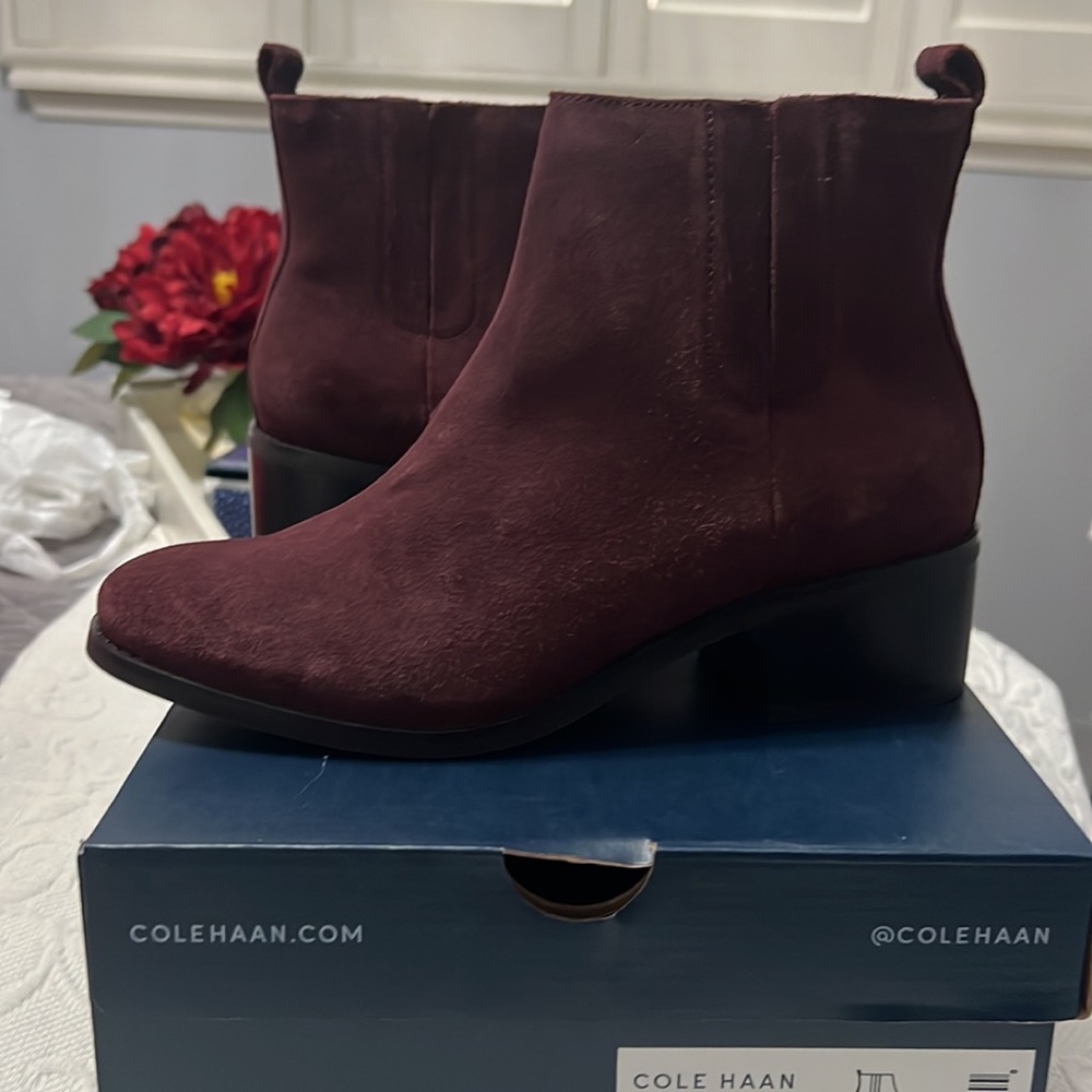 NWT-Cole Haan Addie Block Heel Bootie Size 7.5